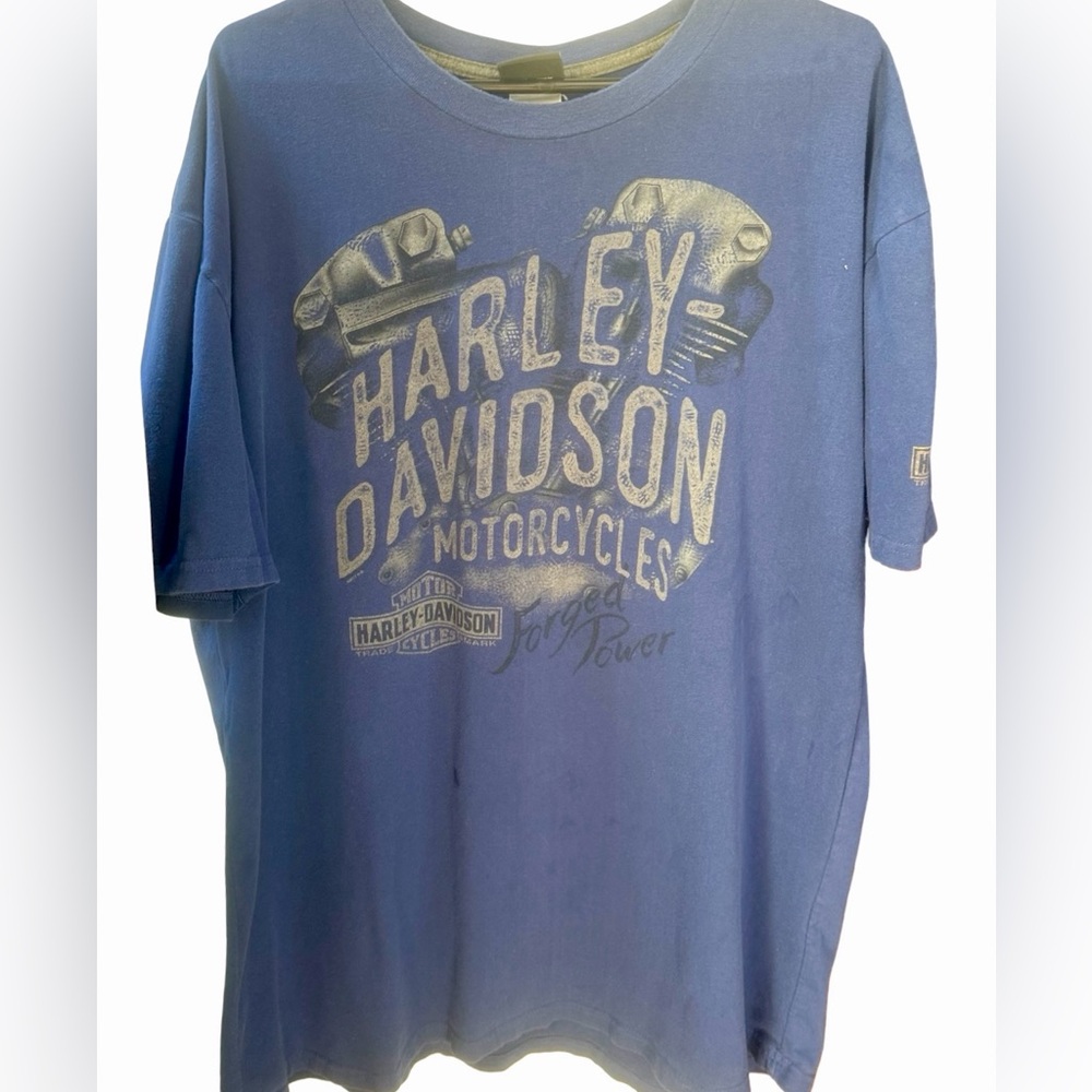Harley-Davidson House‎ of Thunder Morgan Hill CA T-Shirt Men's XL Blue